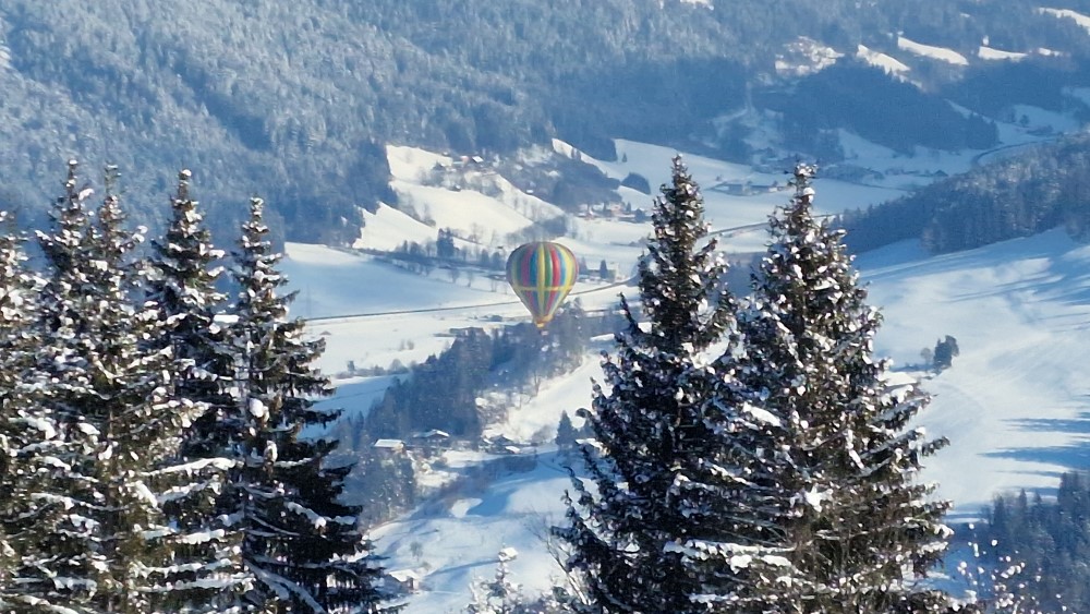 Ballonvaart bij Radstadt.